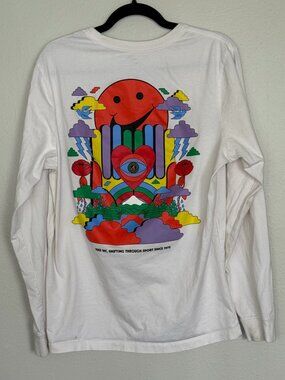 Nike Unifying Through Sport Long Sleeve Shirt L White AS IS Flaws Read
